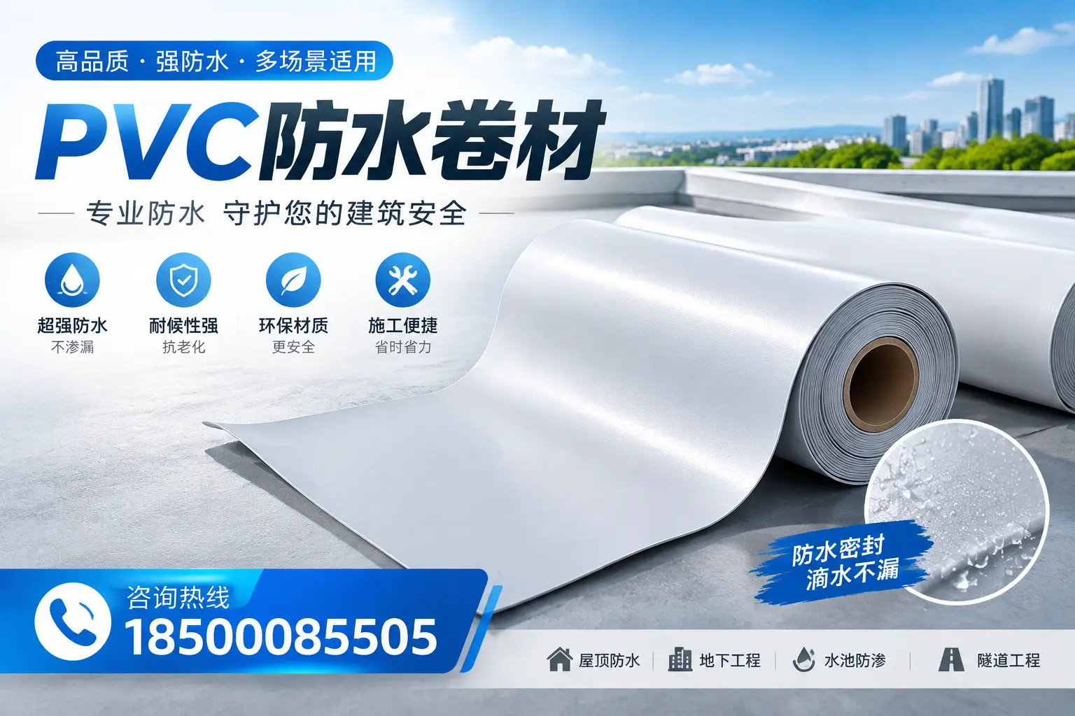 PVC防水卷材的市场竞争分析，石河子品牌选择参考